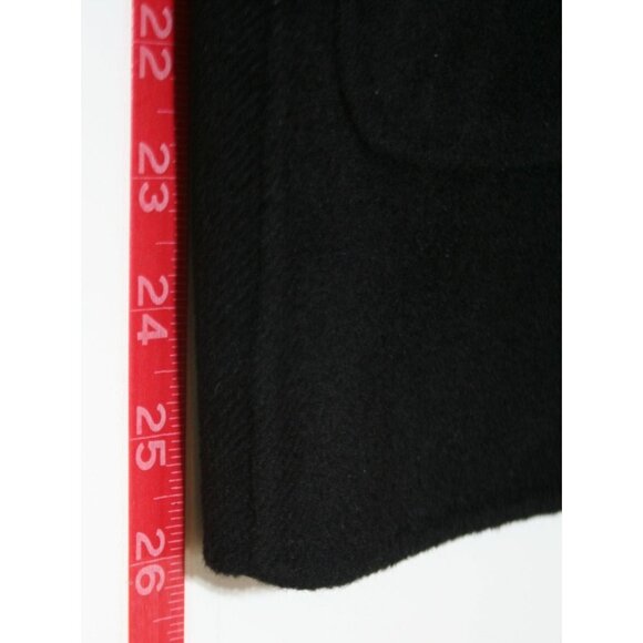 St John Black Wool Angora Cardigan Sweater Zip Jacket Womens 8 Classic Heritage - Picture 7 of 8